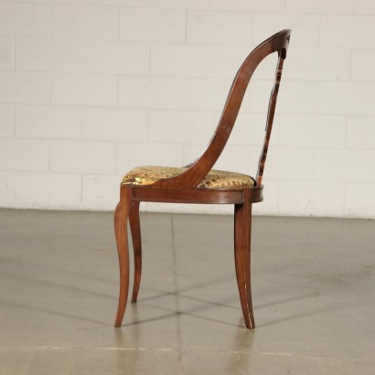 Group of Five Chairs Mahogany Italy 20th Century