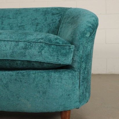 Couch with Velvet Covering 1940s