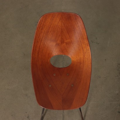 Medea Chair Bentwood and Metal 1960s F.lli Tagliabue