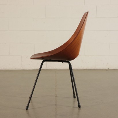 Medea Chair Bentwood and Metal 1960s F.lli Tagliabue