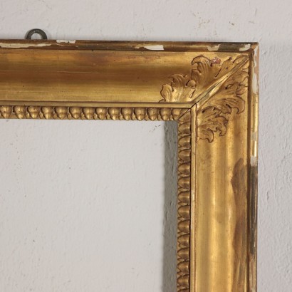 Empire Frame Gilded Wood Italy 19th Century