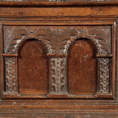 Spanish Chest Walnut Spain 17th Century