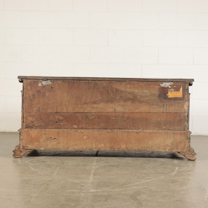 Spanish Chest Walnut Spain 17th Century