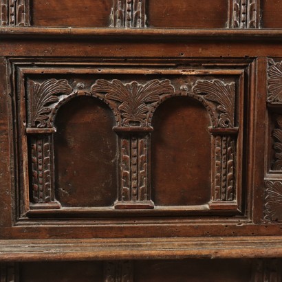 Spanish Chest Walnut Spain 17th Century