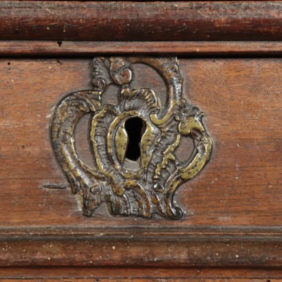 Spanish Chest Walnut Spain 17th Century