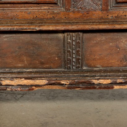 Spanish Chest Walnut Spain 17th Century