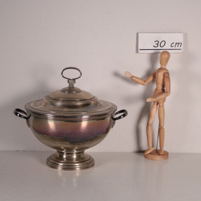 Silver Tureen Ricci Alexandria, Italy 20th Century