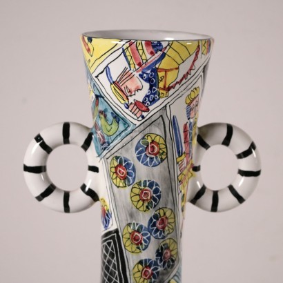 San Polo" Vase Ceramic Venice, Italy 20th Century