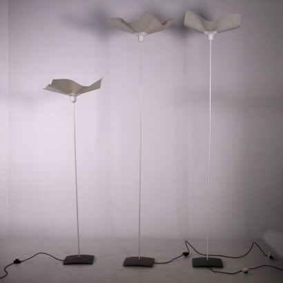 Mario Bellini Lamp Cast Iron Metal Polycarbonate Fabric 1976 Artemide