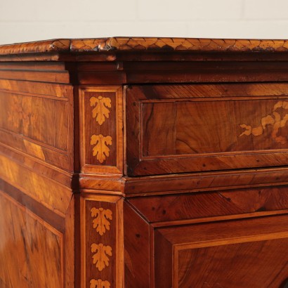 Commode à trois Tiroirs Marqueterie Maggiolini Lombardie Italie '800