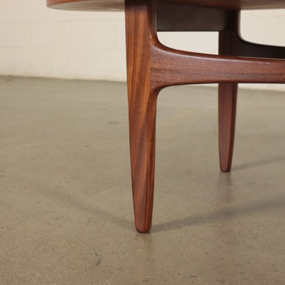 Small Table Solid Wood and Teak Veneer 1960s G Plan Prodution