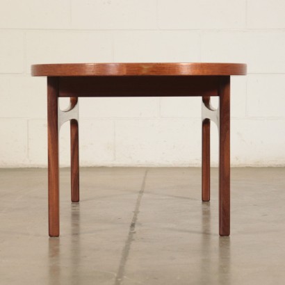 Petite Table Bois massif Placage de Teck Angleterre Années 60