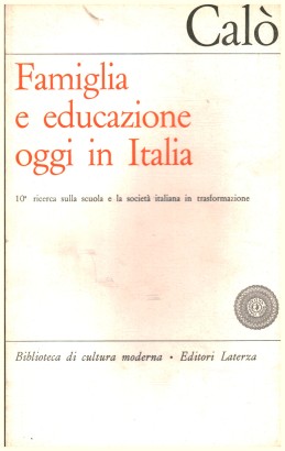 Famiglia e educazione oggi in Italia