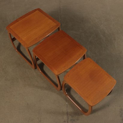 Small Tables Teak Veneer and Solid Veneer England 1960s