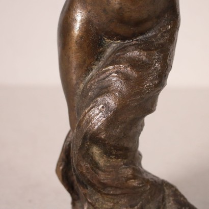 After the Bath, Giuseppe Bianchi Bronze Italy 1920s