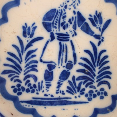 Piatto in maiolica