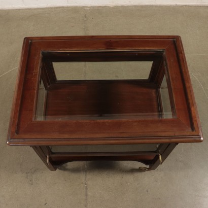 Small Table-Service Trolley Mahogany Italy 20th Century