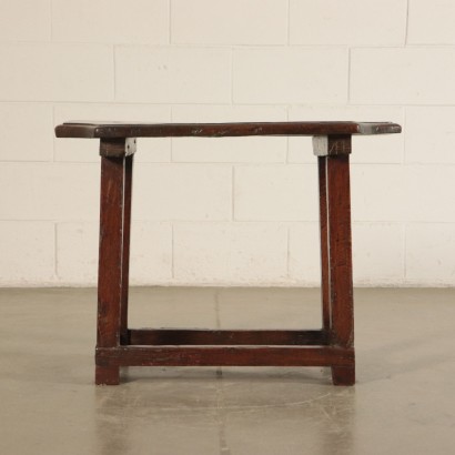 Small Table Beech Walnut and Sessile Oak Italy 20th Century