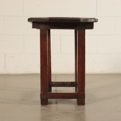 Small Table Beech Walnut and Sessile Oak Italy 20th Century