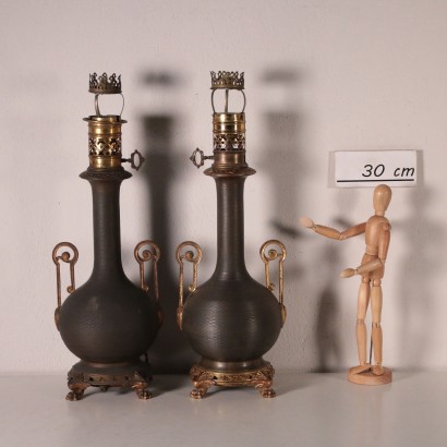 Matching Lamps, Bronze, France 19th-20th Century