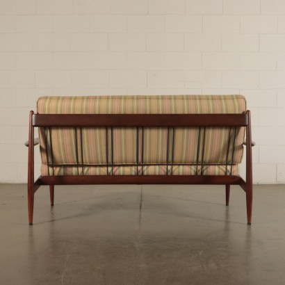 Sofa Teak Foam and Fabric Denmark 1969s