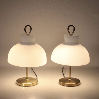 Azucena Lamp Opaline Glass 1956