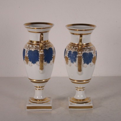 Pair of Vases Porcelain 19th Century