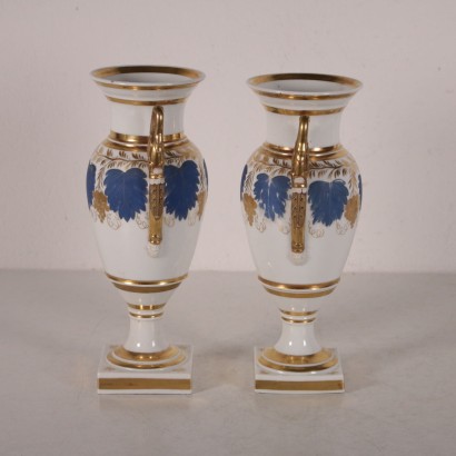 Pair of Vases Porcelain 19th Century