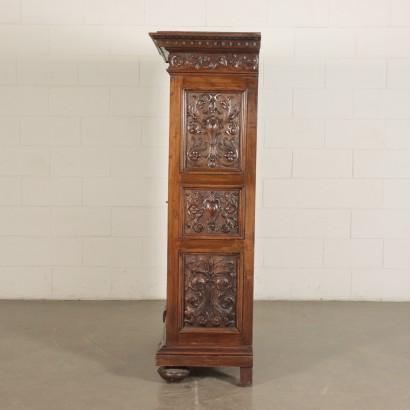 Petite Armoire à deux Portes Noyer Italie Fin'800 Début '900