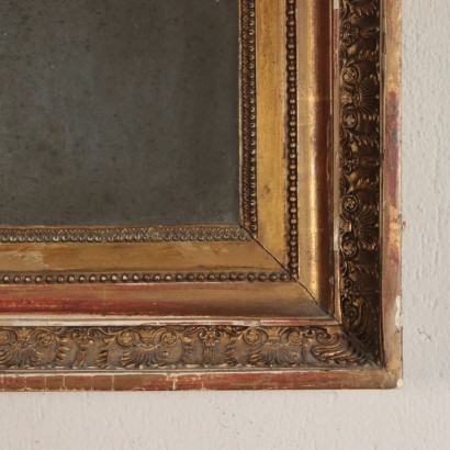 Gilded Wall Mirror Wood Italy 19th Century