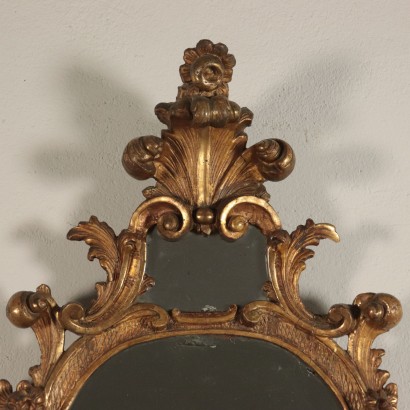 Mirror Gilded Wood Italy 19th Century