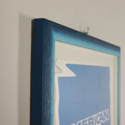 Raymond Hains American Express Sérigraphie sur Plastique 1990