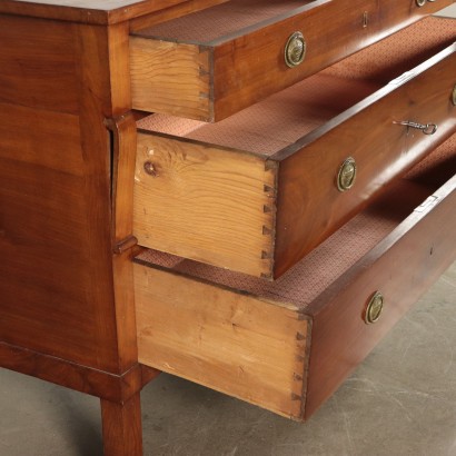 Matching Restoration Dressers Solid Walnut Italy 19th Century