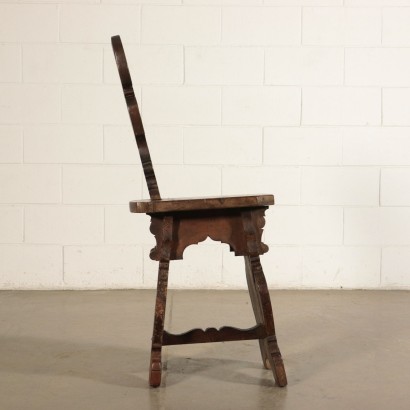 Chair-Stool Walnut Italy 17th Century