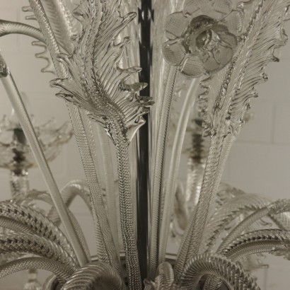 Murano's Glass Chandelier Italy 20th Century