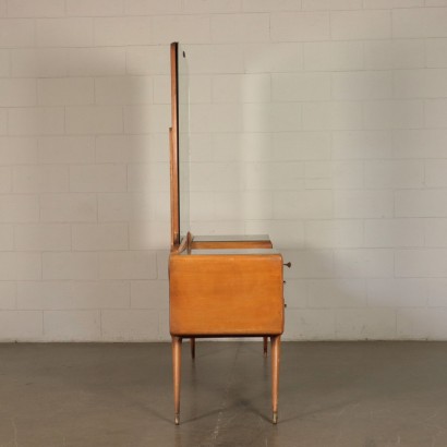 Dresser, Brurl and Marple Veneer, Back-Treated Glass, Italy 1950s