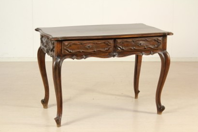 bottega del 900, neo-Renaissance, Baroque desk, solid walnut desk, 900 desks, desk, desk