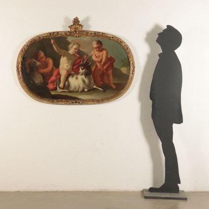 Allegory of PIetro BArdellino, Neapolitan School, Oil on Canvas