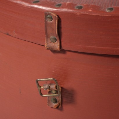 Vintage Fiberboard Hatbox 1930s