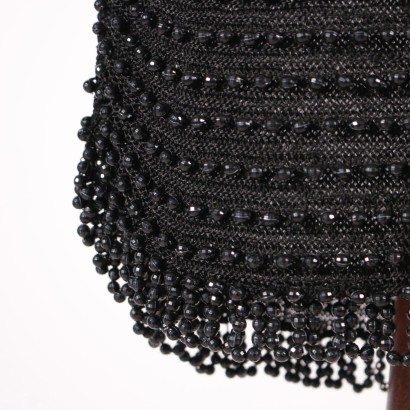 Robe Maille Noire avec Perles Années 60
