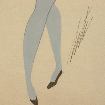 Erté Romain de Tirtoff Gouaches sur Papier 1953