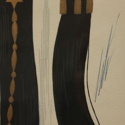 Erté Romain de Tirtoff Gouaches sur Papier 1953