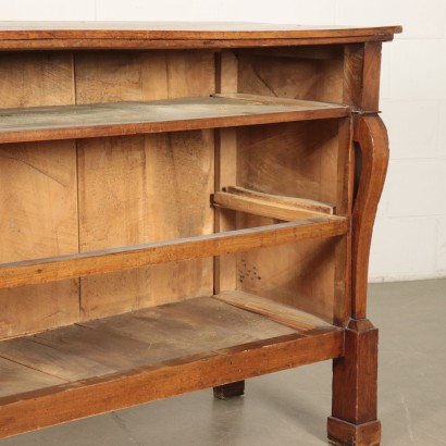 Restoration Chest of Drawers Solid Walnut Italy 19th Century