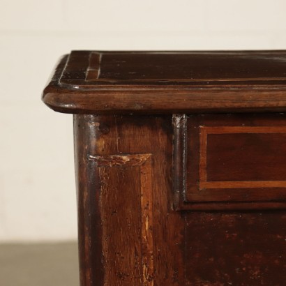 Kneeling-stool with Doors, Walnut Italy 20th Century