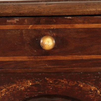 Kneeling-stool with Doors, Walnut Italy 20th Century