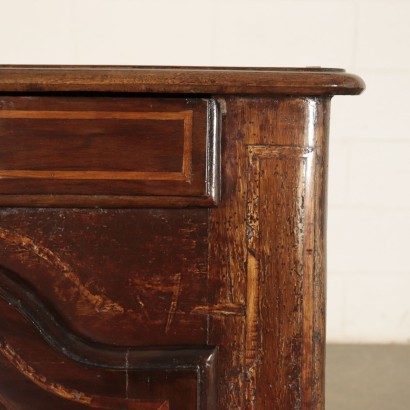 Kneeling-stool with Doors, Walnut Italy 20th Century