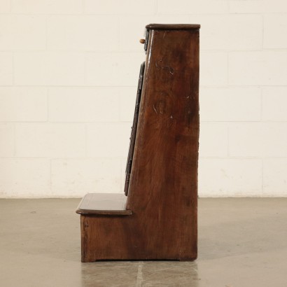 Kneeling-stool with Doors, Walnut Italy 20th Century