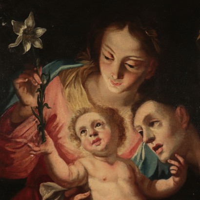 Madonna con Bambino, S. Antonio da Padova e S. Anna