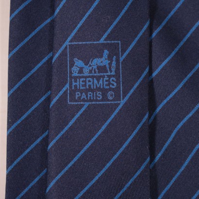 Vintage Hermeès Blue and Light Blue Tie, France