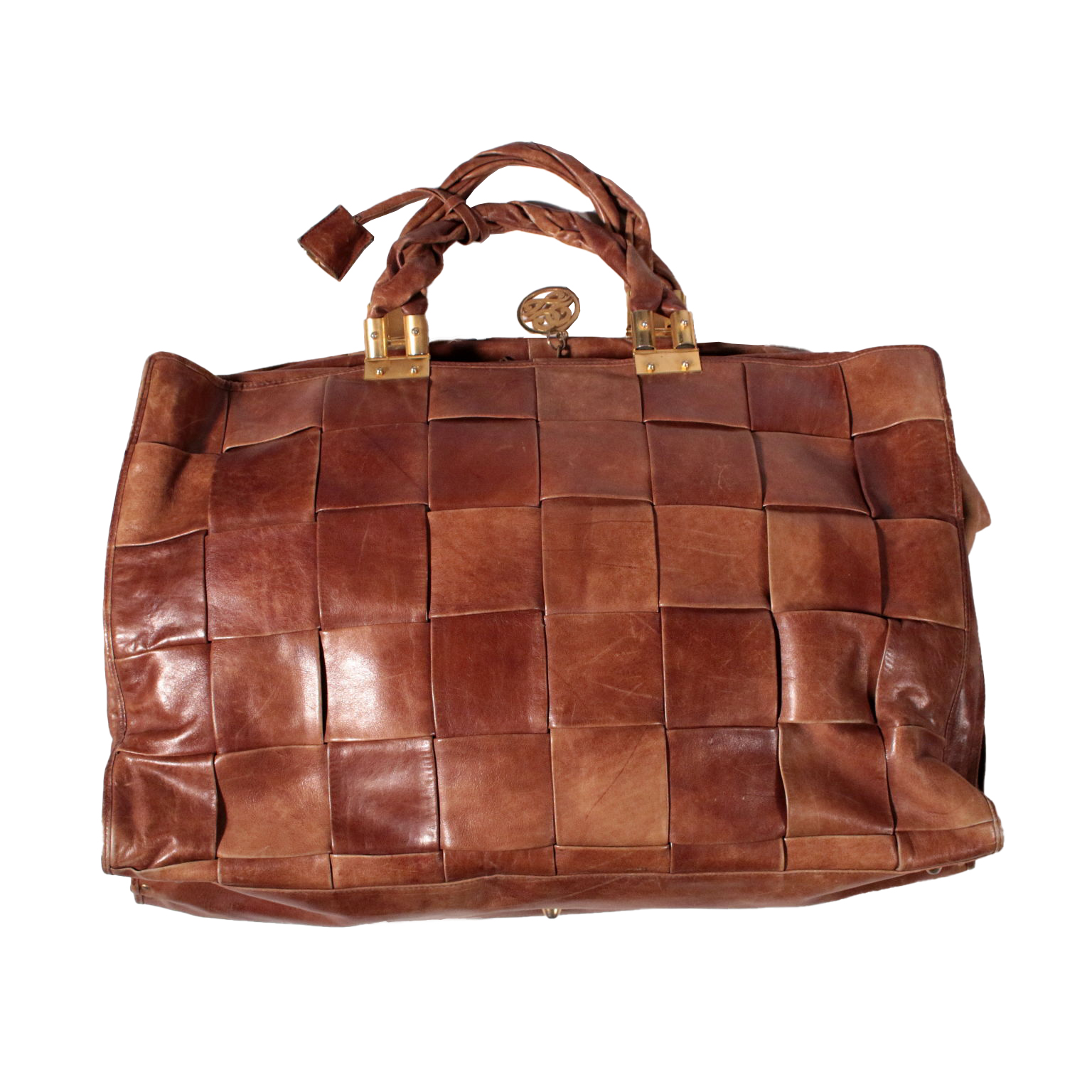 Borsa Da Viaggio In Pelle Pirovano Vintage Abbigliamento e